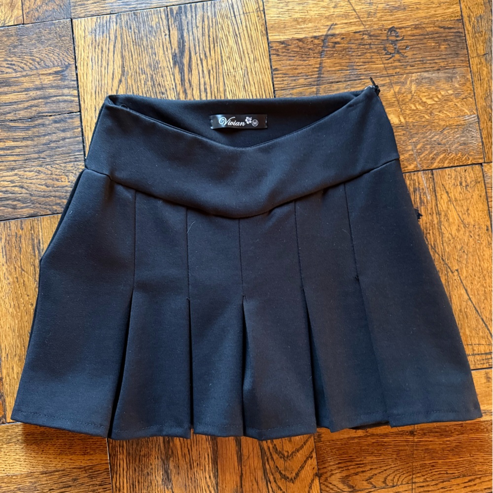 Viviana Black Mini Skirt